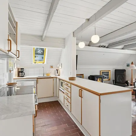 度假居 Coxy Overlooking The Golf Course At Sondervig - 1019 *