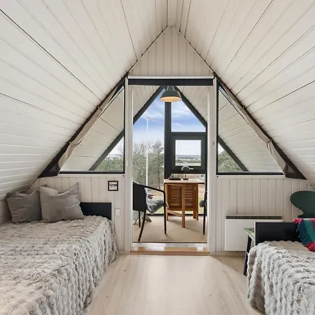 度假居 Coxy Overlooking The Golf Course At Sondervig - 1019