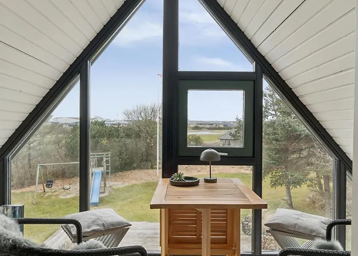 度假居 Coxy Overlooking The Golf Course At Sondervig - 1019 *