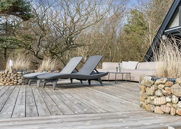 度假居 Coxy Overlooking The Golf Course At Sondervig - 1019 *