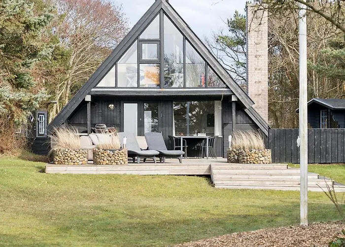 度假居 Coxy Overlooking The Golf Course At Sondervig - 1019